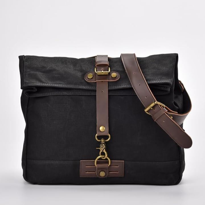 サイドバッグ ヘルメットバッグ サドルバック 大容量 多機能 ショルダー シンプル カジュアル 鞄(ブラック)