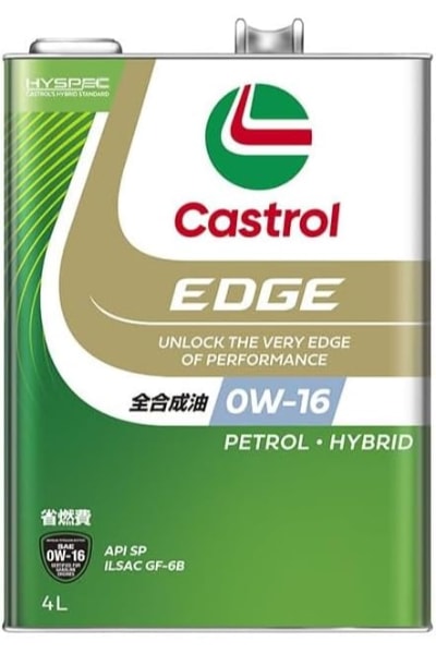カストロール エンジンオイル EDGE エッジ 0W-16 4L缶