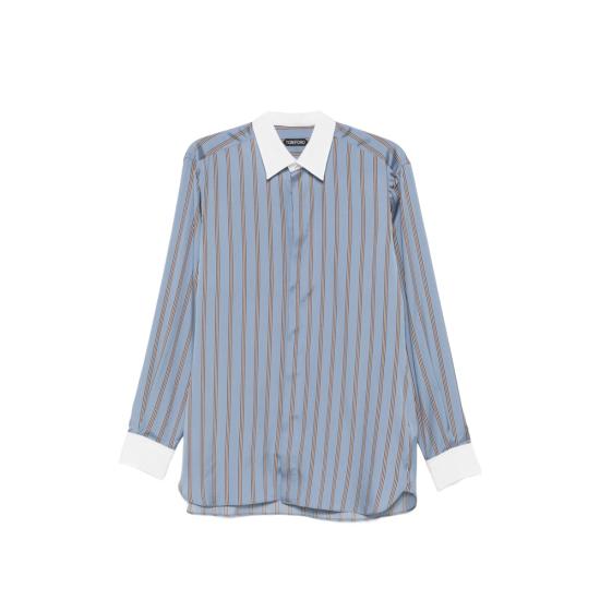 TOMFORD Men Shirts FMS111 HRN006 UUB BLUE