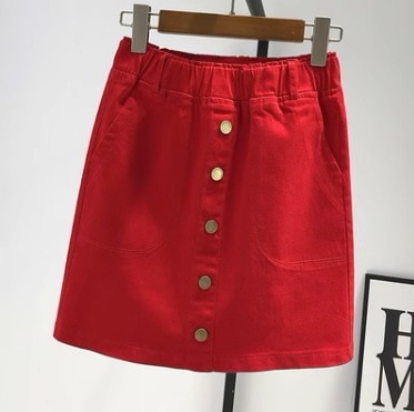 スカート ミニスカート ミニ ミニ丈 ショート ショート丈 膝上 Aライン ボタン かわいい 可愛い きれいめ シンプル カジュアル おしゃれ お洒落 レトロ 可愛い 女子 こなれ感