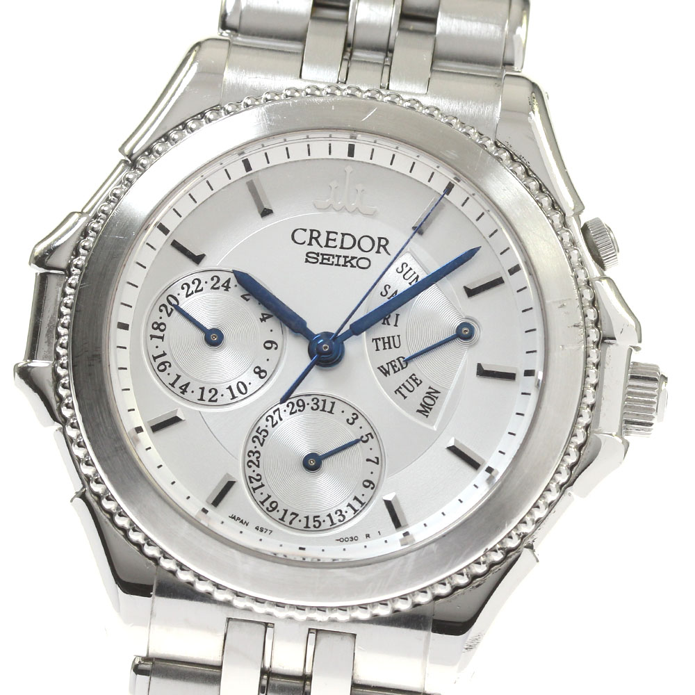 セイコー SEIKO GCBG997/4S77-0A20 クレドール パシフィーク デイデイト 自動巻き メンズ _821754【中古】