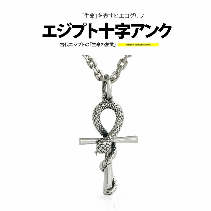 メール便なら送料無料 シルバーアクセサリー メンズ メンズネックレス pe2195-ch「生命」を表