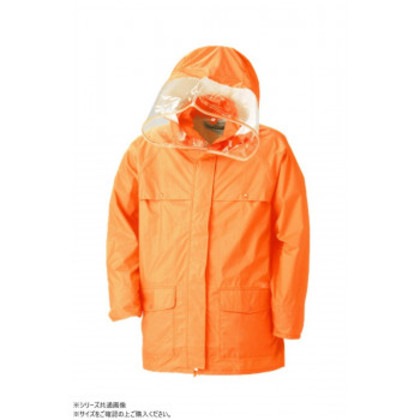 スミクラ レインウェア キャディージャケット オレンジ L
