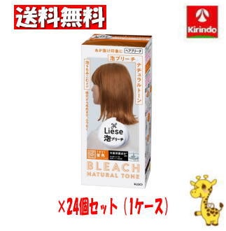 【ケース販売 送料無料】24個セット 花王 リーゼ 泡ブリーチ ナチュラルトーン 108ml【医薬部外品】