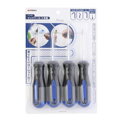 他サイト： 高儀 TAKAGI 1066891 TKG ピックツール4本組 PT－40Pの商品画像