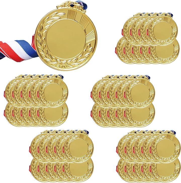 メダルセット 金メダル 表彰 大会 運動会 幼稚園 イベント 景品 スポーツ 50個セット( 金メダル 50個セット)