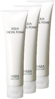 HABA(ハーバー) スクワフェイシャルフォーム 100g (100g×3本)