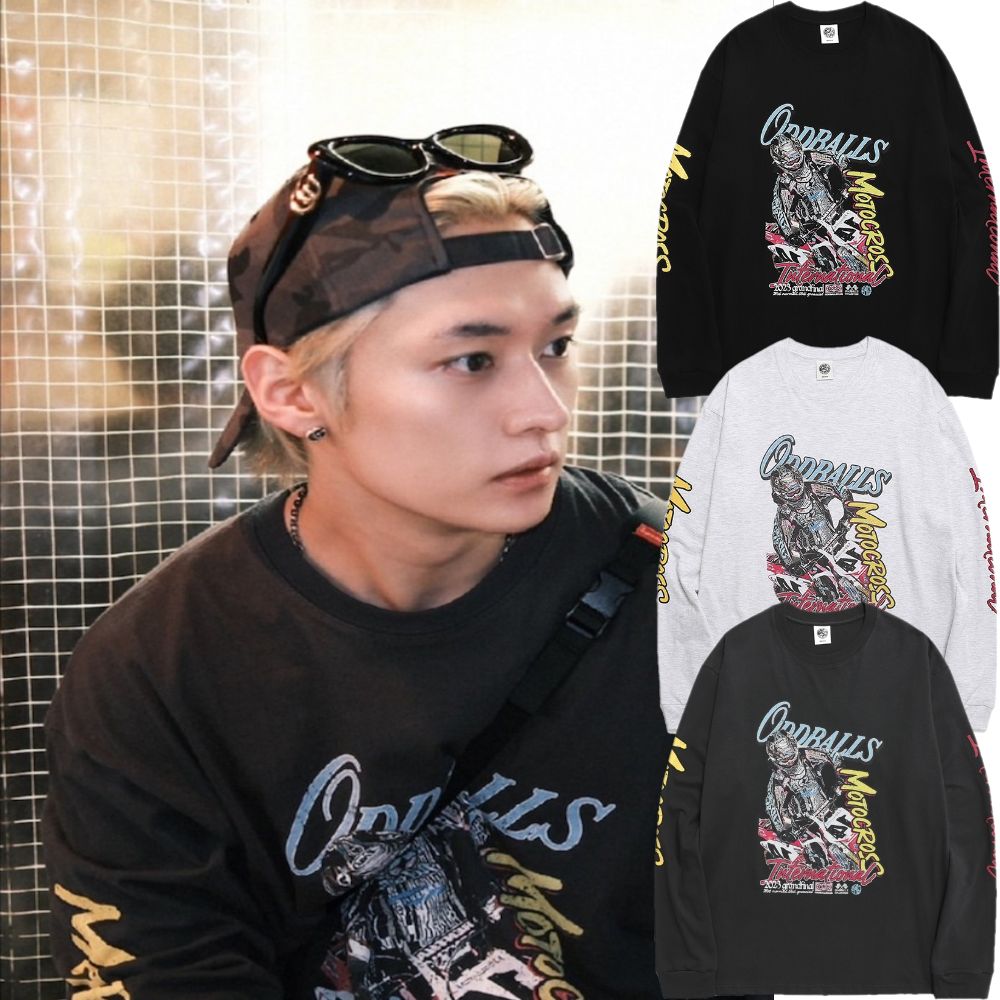 Stray Kids リノ 着用/Motocross Long Sleeve/ユニセックス