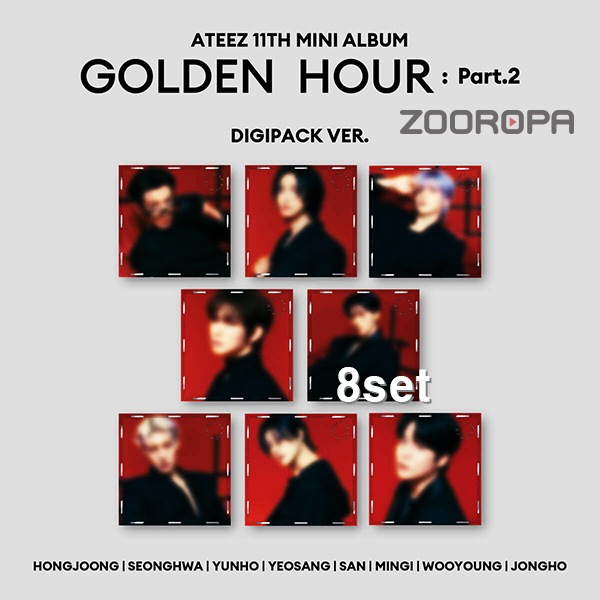 [DIGIPACK VER/8종세트] 에이티즈 ATEEZ GOLDEN HOUR Part 2