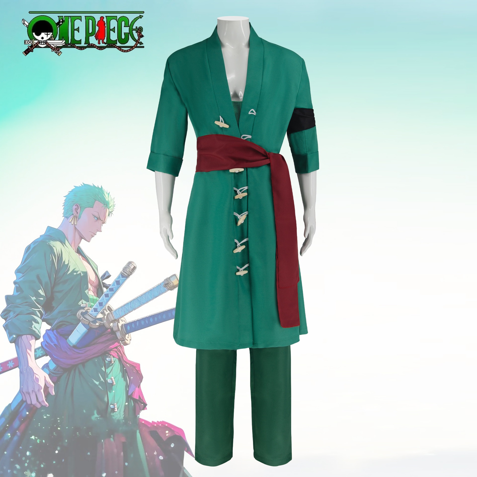 海賊王ゾロのコスプレ衣装ハロウィン海賊王ゾロのコスプレ衣装二次元コミケゾロの着物