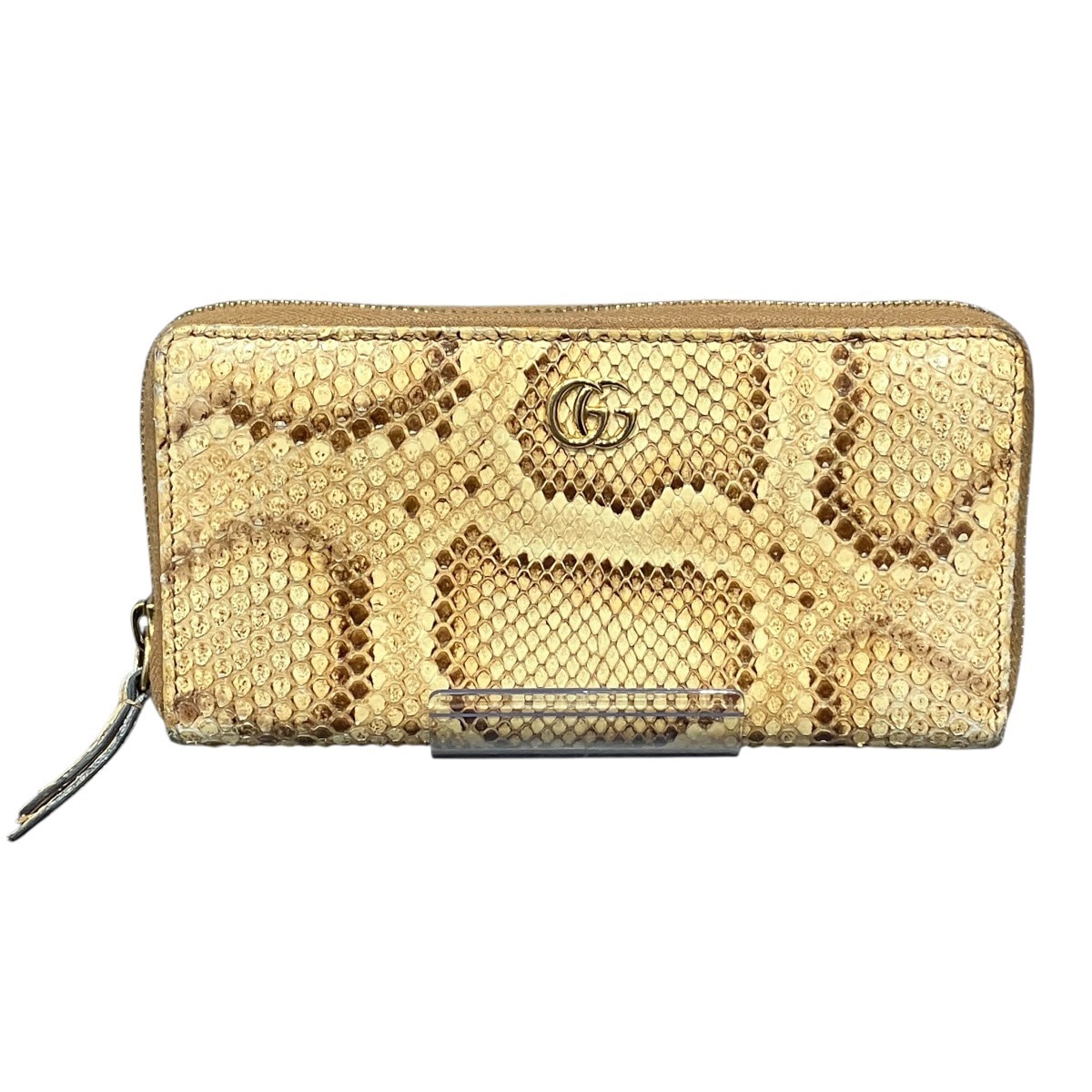 グッチ GGマーモント 長財布 パイソン 456117 レディース 中古