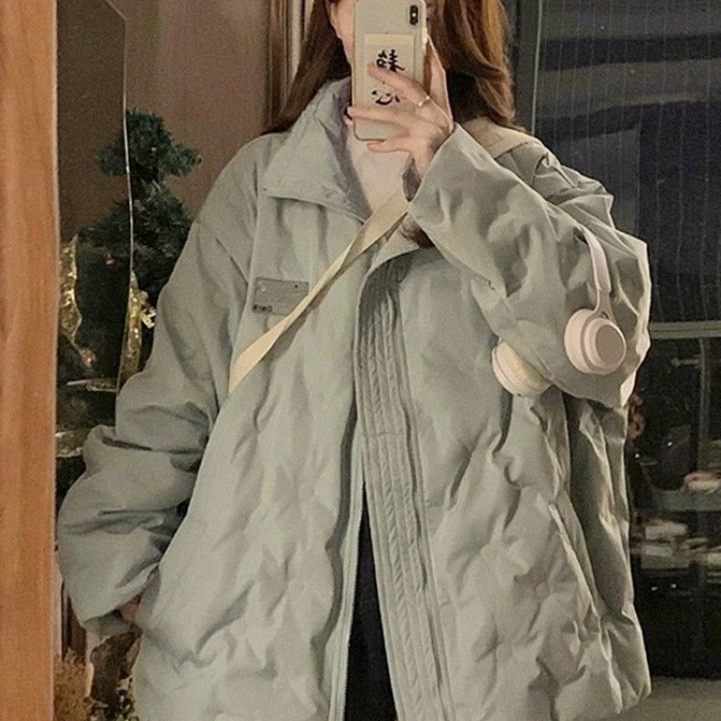 2025年新作 女性用 ダウンジャケット 学生 韓国風 小柄 カップル 冬季 綿入れ 品質良い 新品 アウター