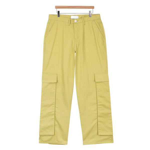 綿パンツ STJ036 1COLOR メンズ ワイド スパン コットン パンツ