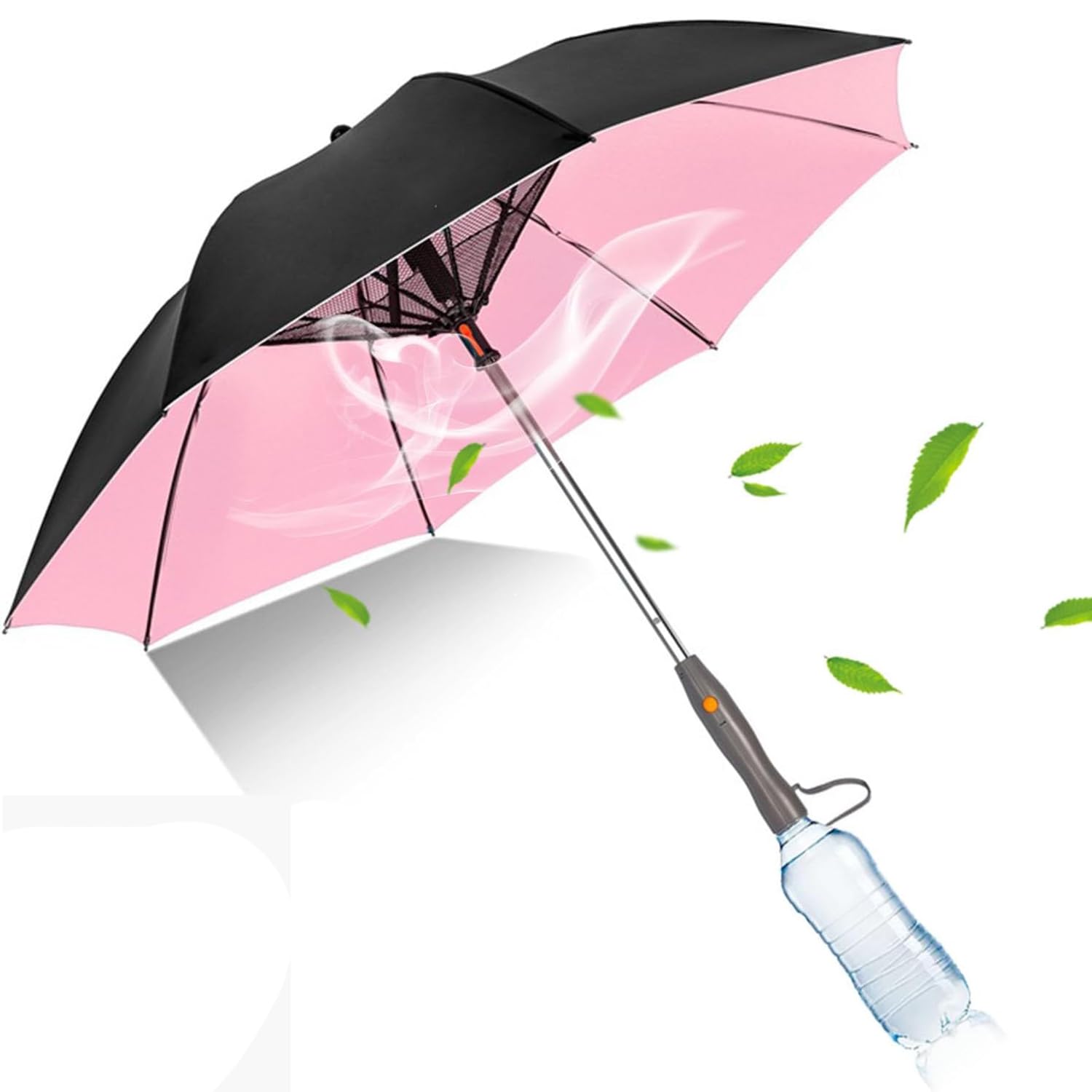 スプレー傘 扇風機付き傘 2600mah充電式雨傘 日傘 晴雨兼用 ミストシャワー&ファン搭載 日傘 ミスト出る 電池駆動 熱中症や紫外線対策 送風 涼風 UVカット8本骨高強度 通勤 通学 外回りに