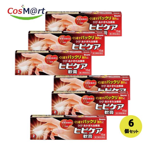 【6個セット】 【第3類医薬品】 【株式会社池田模範堂】ヒビケア軟膏ａ　15ｇ(4987426002060-6) 6,435円