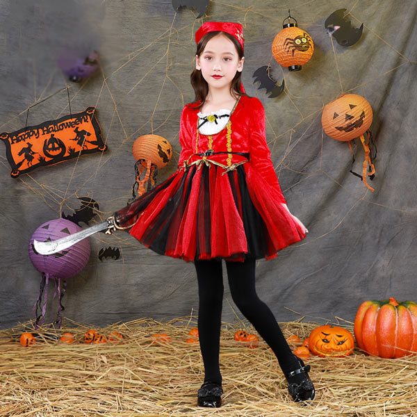 ハロウィン 衣装 子供 女の子 海賊 コスプレ コスチューム パイレーツ 仮装 海賊パーティー イベント 発表会 演出 アウトレット eb932c0c6kc/代引不可