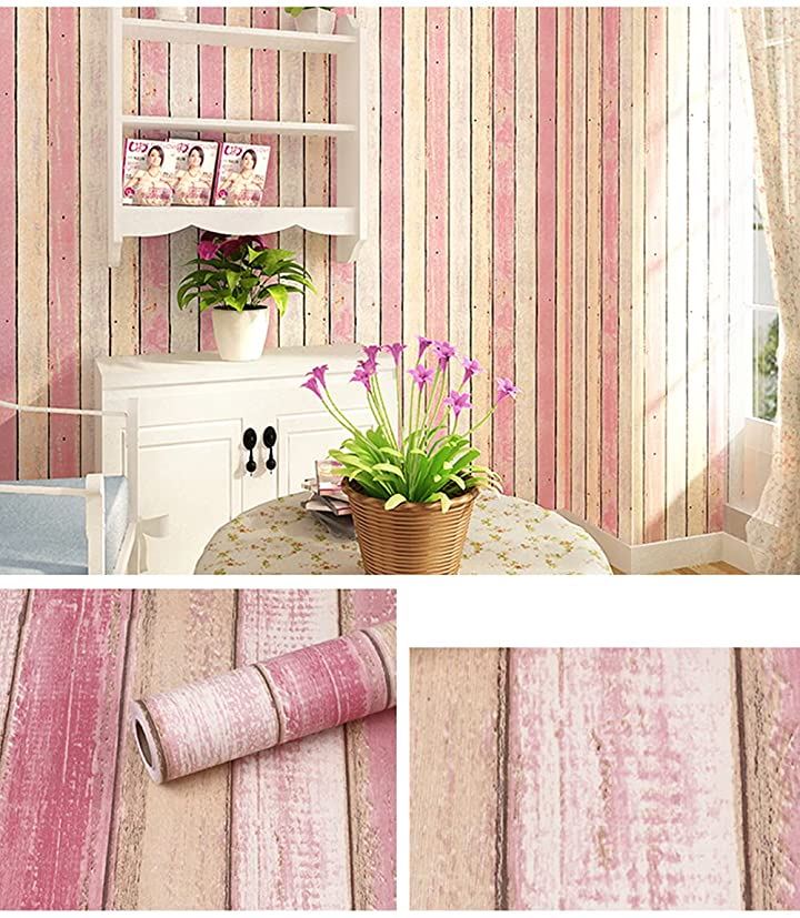 壁紙シール はがせる壁紙 木目 防水 リメイクシート 接着剤不要 Diyシート 防カビ ウォールステ インテリア 装飾