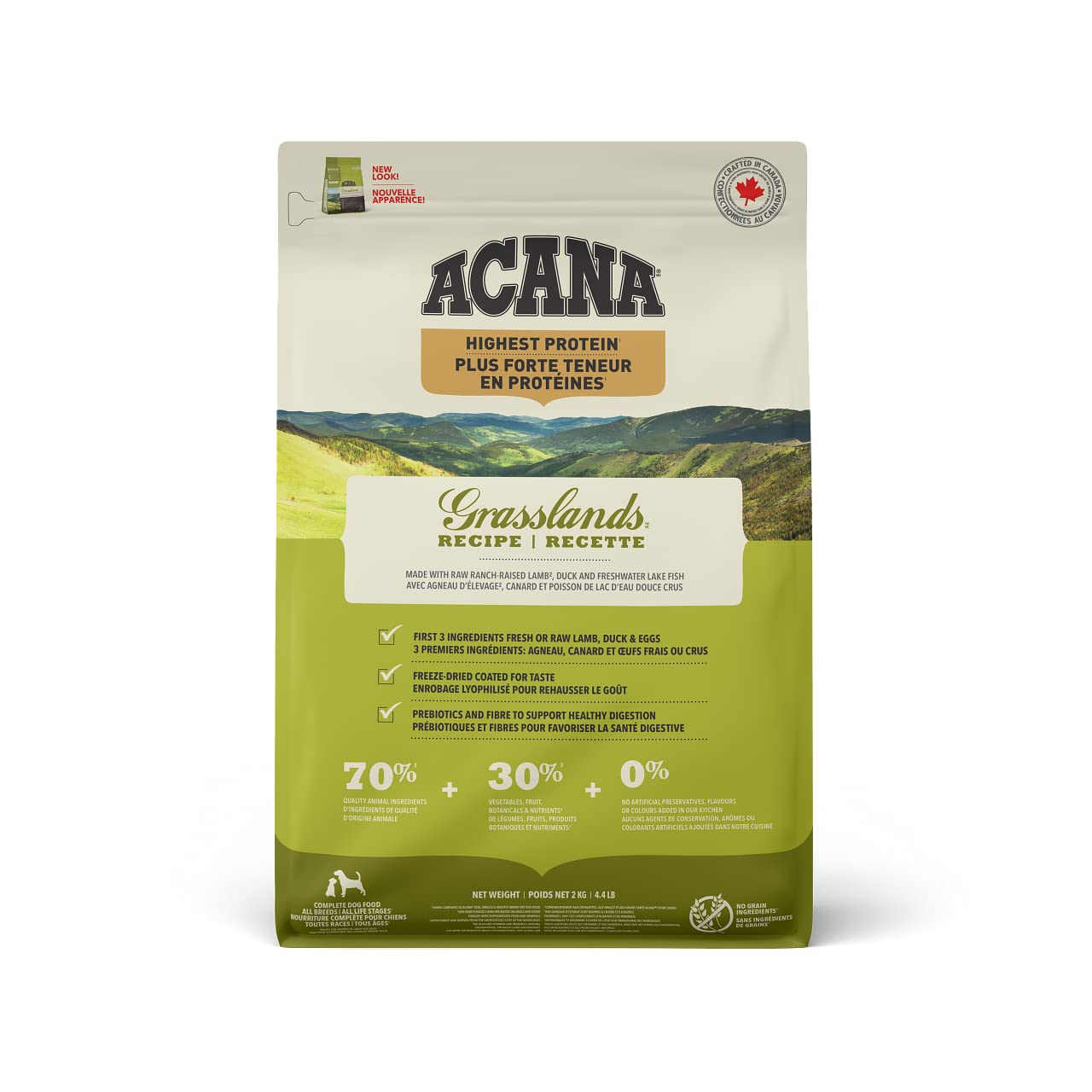 ACANA (アカナ) ドッグフード グラスランドドッグレシピ [国内正規品] 2kg (x1)