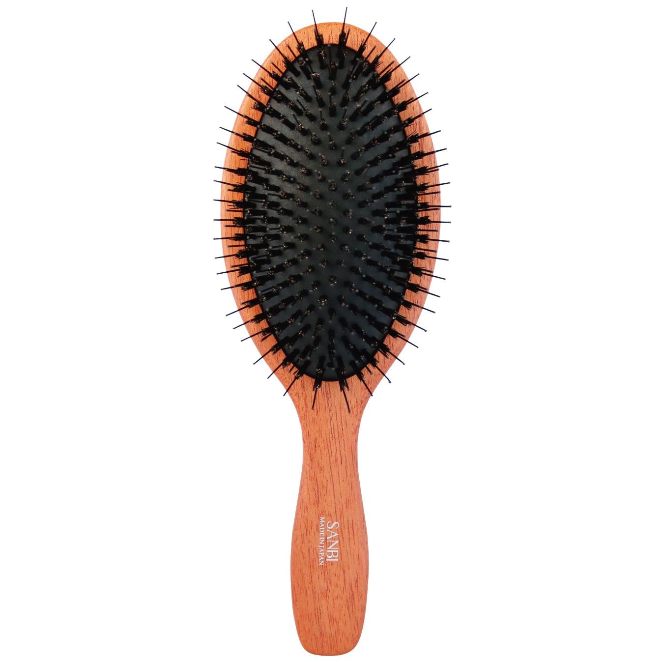 サンビー工業 日本製 クッションブラシ Cシリーズ (天然木 豚毛・ナイロン C-401)