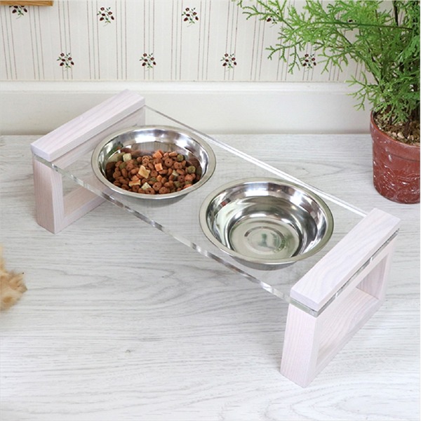 ペット用 食器 ペット用品 エサ皿 犬用 猫用 RIME ライム WH ホワイト