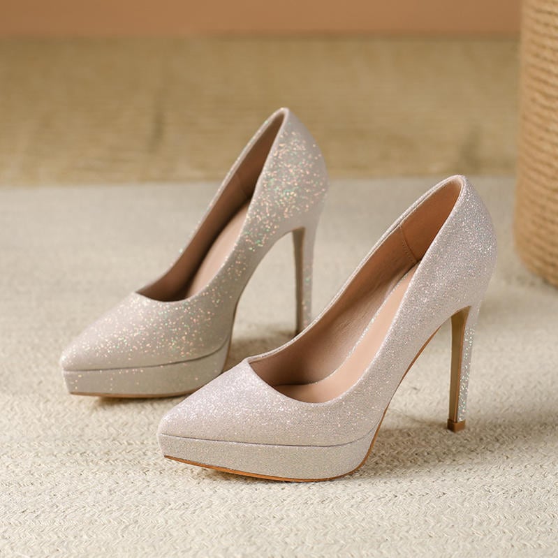 1000円OFFクーポン 厚底パンプス 痛くない 大きいサイズ 歩きやすい 女性靴 12センチヒール ピンヒール キャバクラ 美脚 レディースパンプス 疲れにくい ポインテッドトゥ ハイヒール プラッ