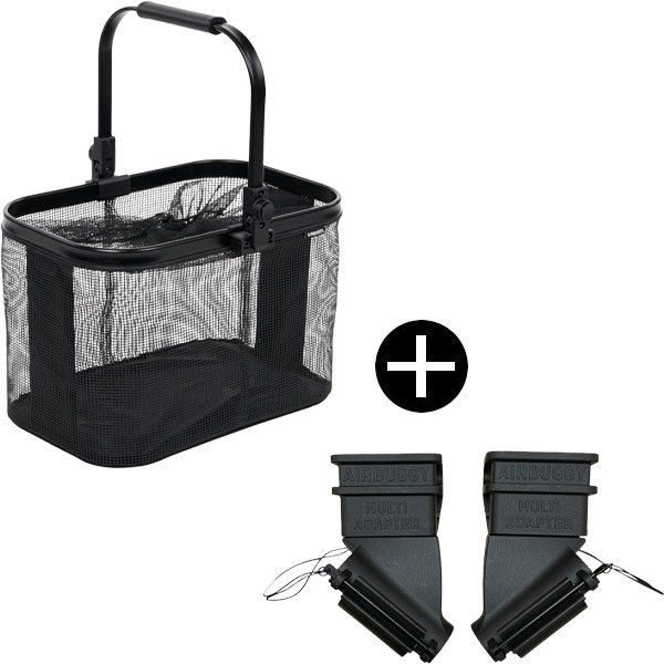 エアバギー マルチバスケット ブラックメッシュ + マルチバスケット専用アダプター