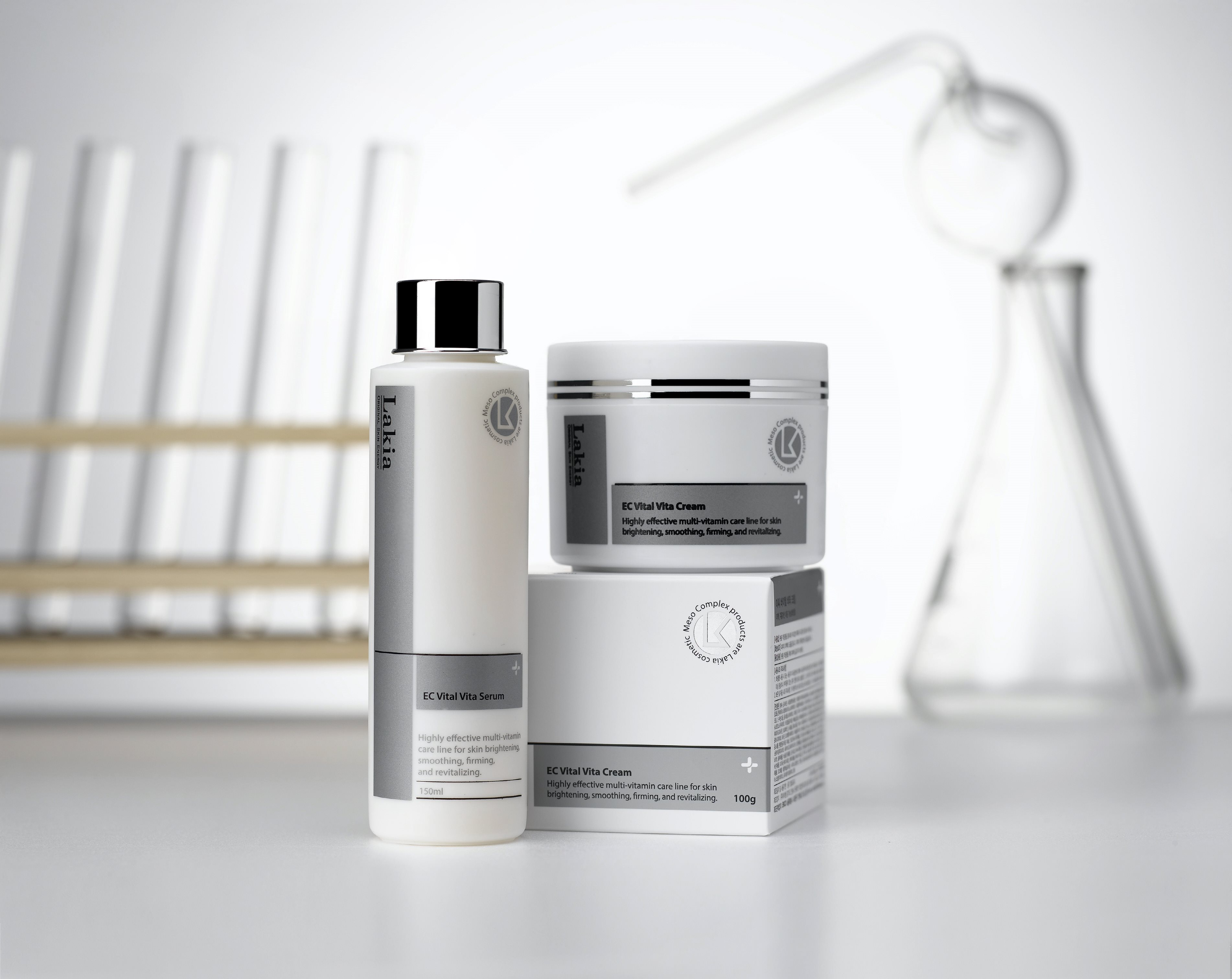 EC バイタルビタ セラム (150ml) クリーム(100g) SET