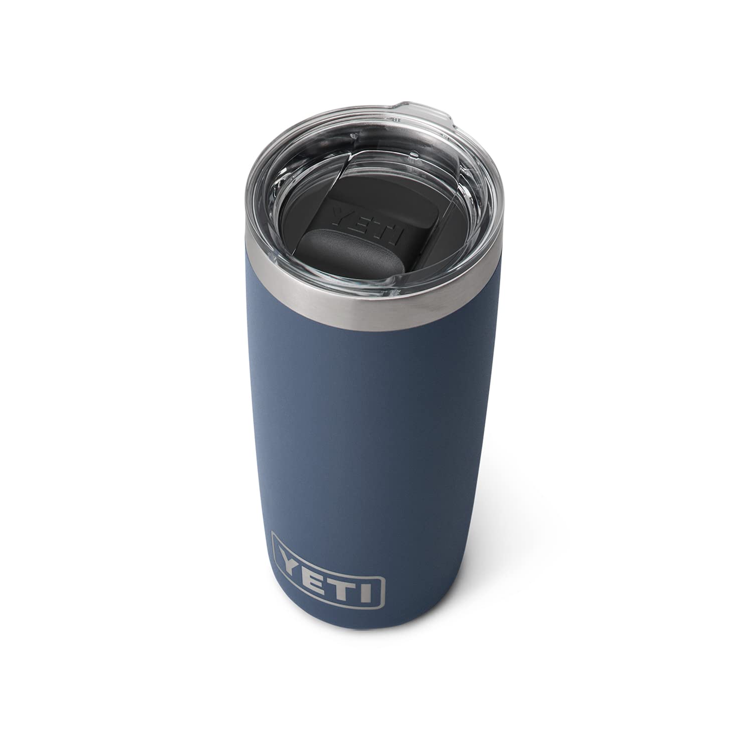 Qoo10最安値挑戦 Yeti Rambler 10オンス タンブラー ステンレススチール 真空断熱 MagSlider蓋付き (ネイビー)