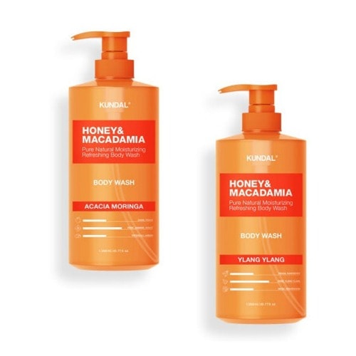 クンダルピュアボディウォッシュアカシアモリンガ1058ml+イランイラン1058ml