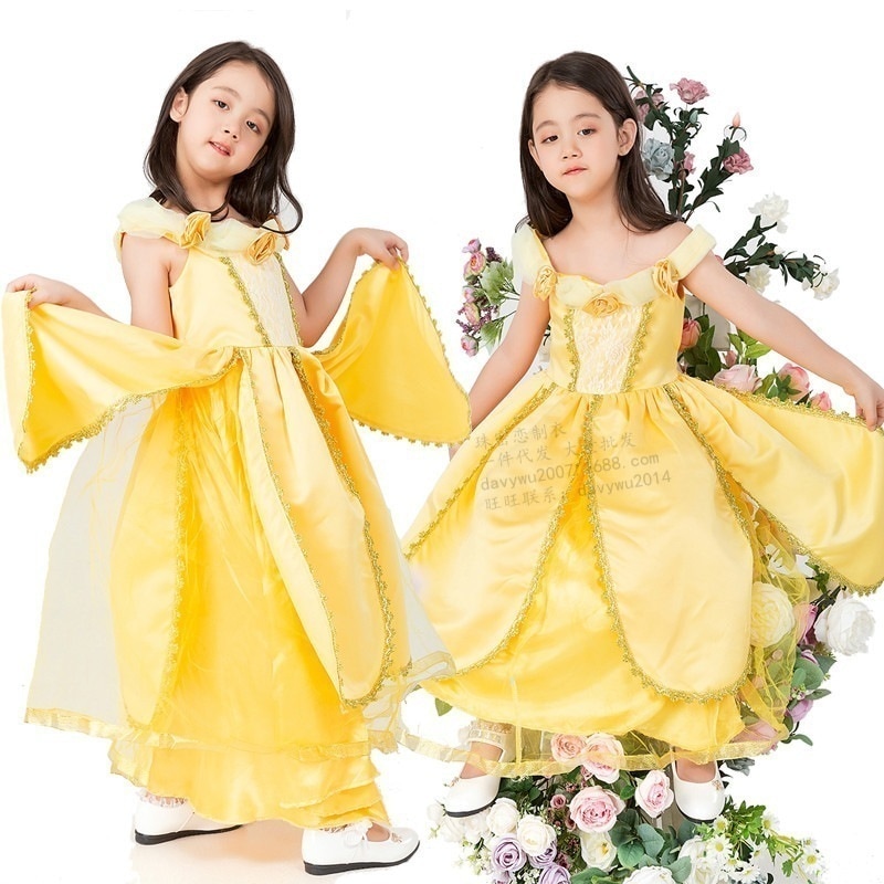 ベル ドレス セス 美女と野獣 Belle ロングドレス しっかり構造 ふわりん