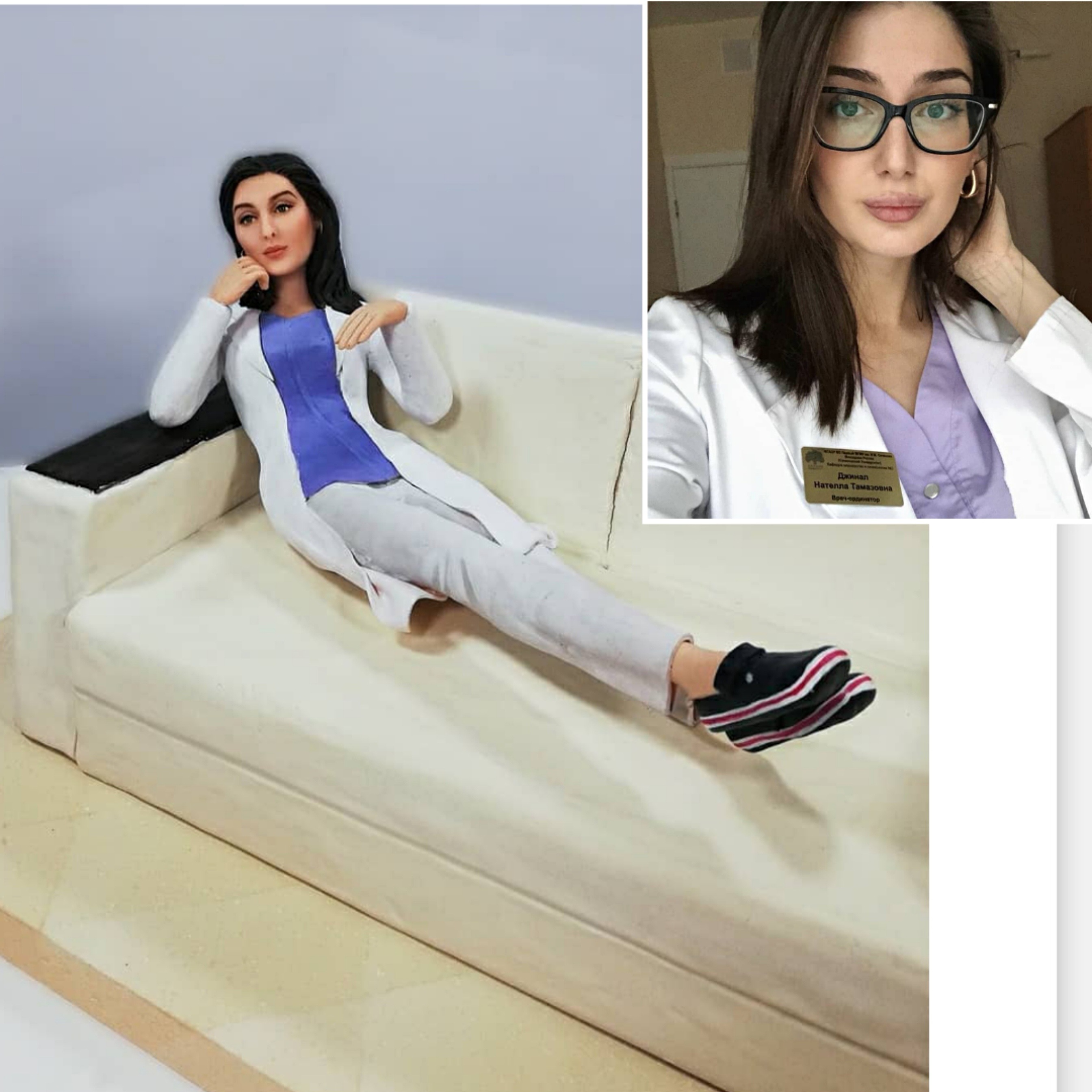 【オーダーメイド】3D肖像画 似顔絵 人形 フィギュア 彼氏 彼女 誕生日 ケーキトッパー 記念日 カップル 友達 プレゼント