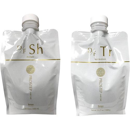 hoyu ホーユー プロステップ ヘアケア D/F シャンプー 1000ml & トリートメント 1000g セット レフィル