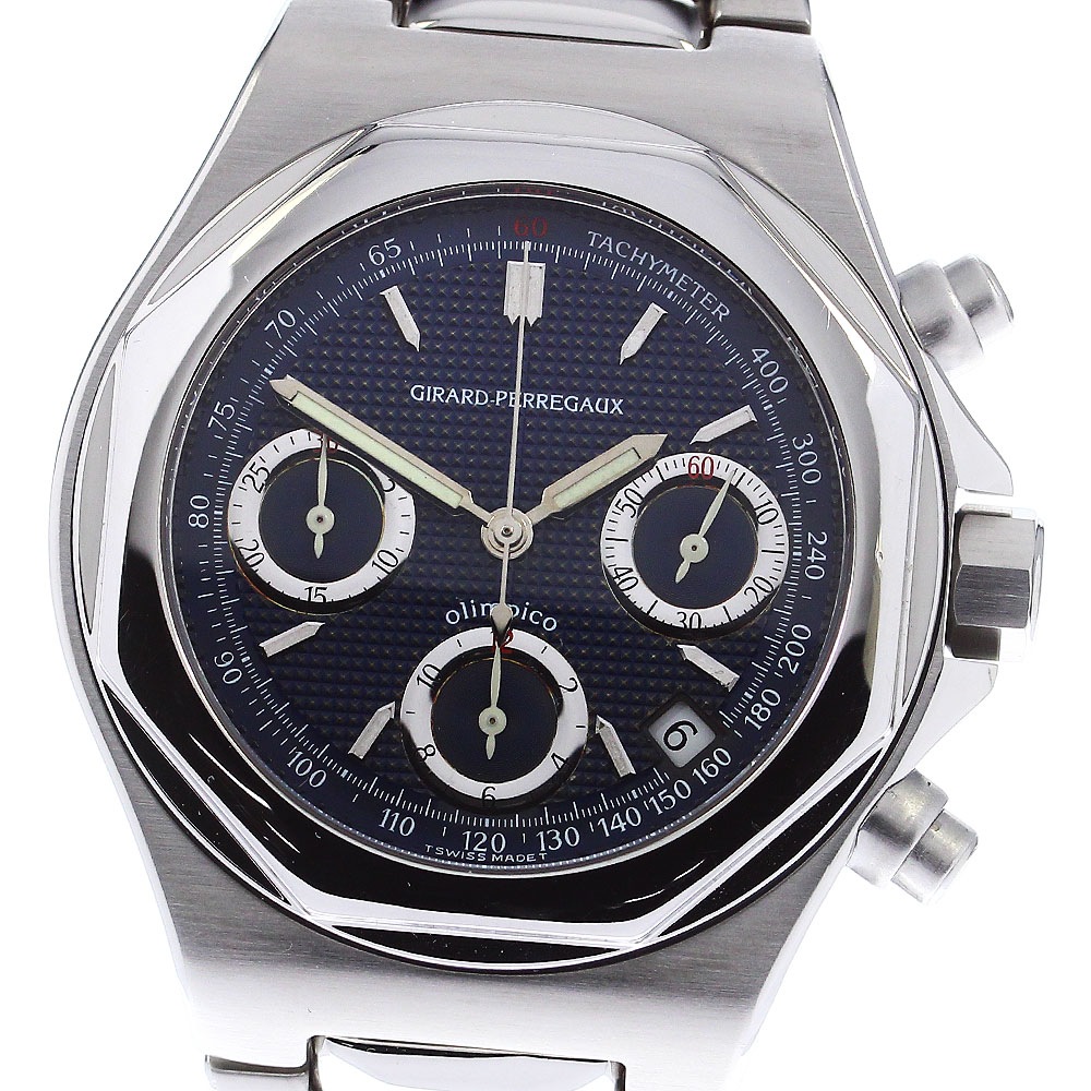 ジラールペルゴ GIRARD PERREGAUX 8017 ロレアート オリンピコ クロノグラフ 世界限定999本 自動巻き メンズ 良品 _766565【中古】