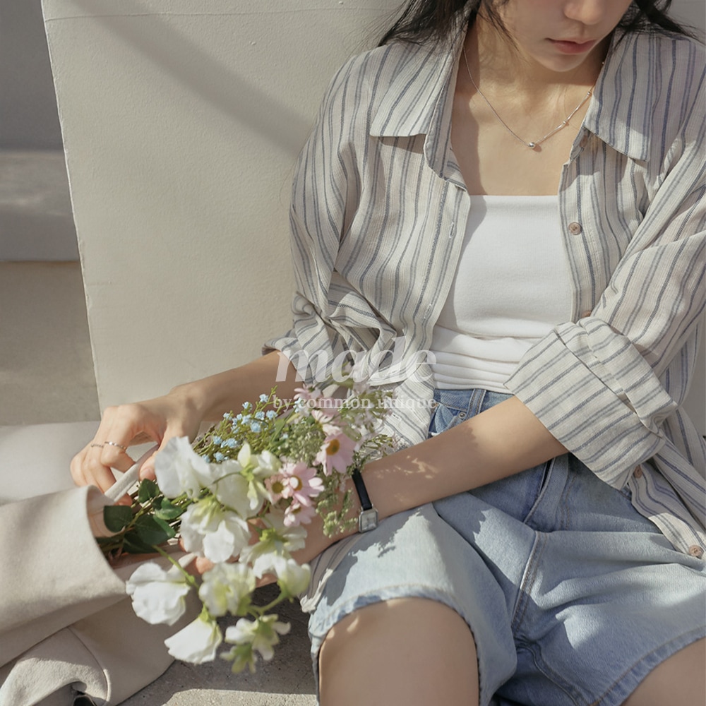 [MADE] ボエナ パクシ アンバル ストライプシャツ