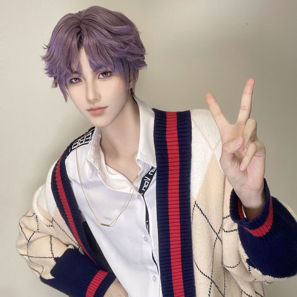 現物速発祁熙cos服恋と深空同服非対称ロマンチックなカーディガンは日常的に洗濯できる