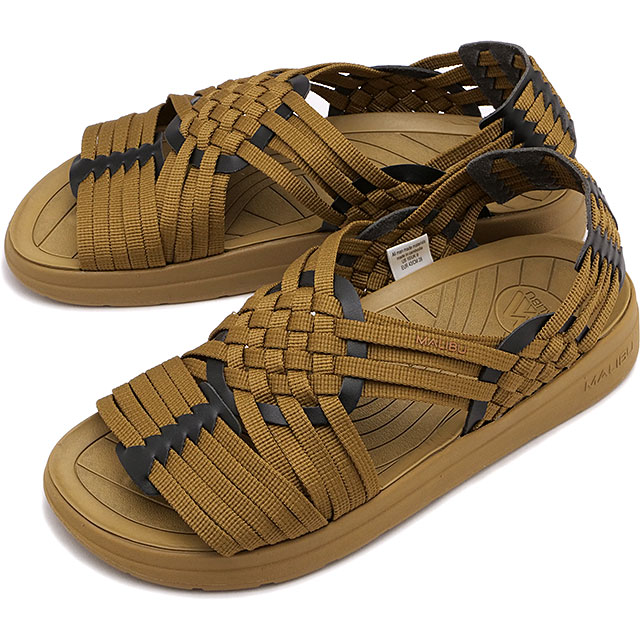 マリブサンダルズ サンダル キャニオン [MS060022] CANYON メンズ・レディース ワラチサンダル ポリエステル×ヴィーガンレザー COYOTE/COYOTE 正規取扱店