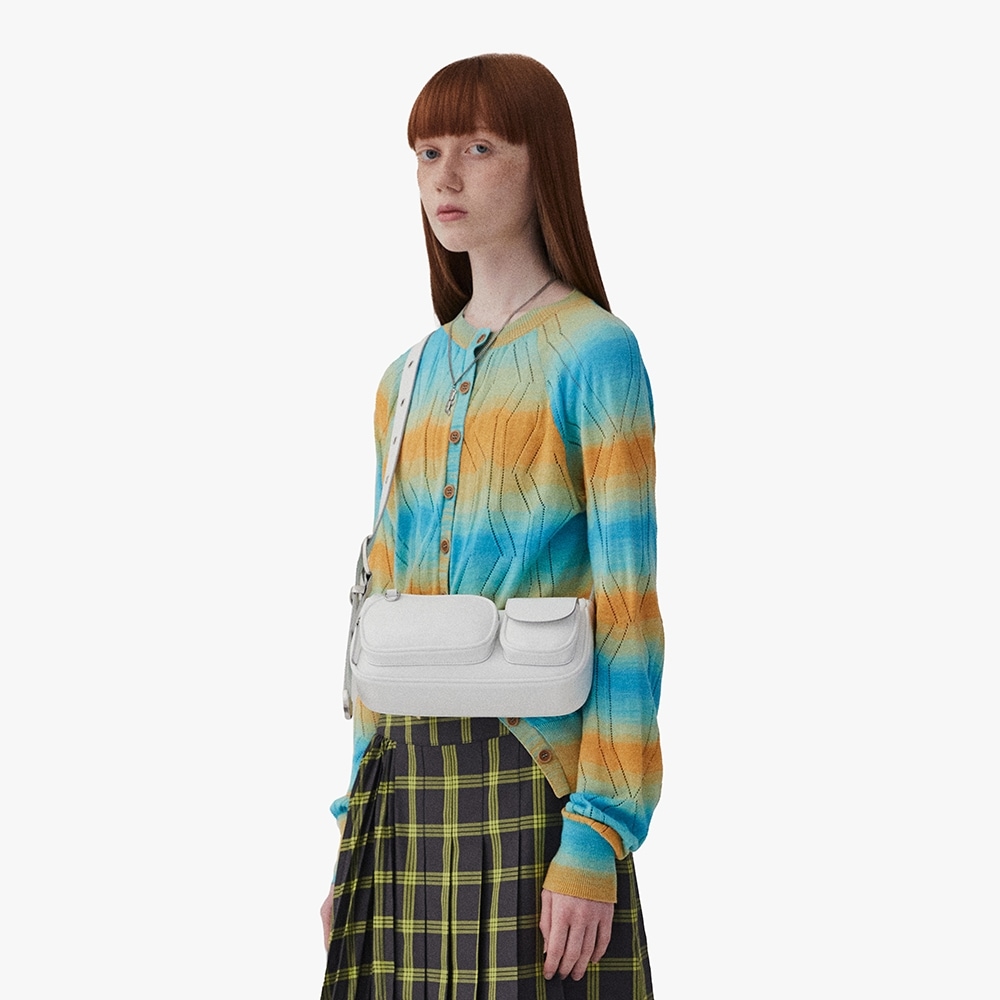 ファインドカプールベルティーポケットバッグ 25-ホワイト