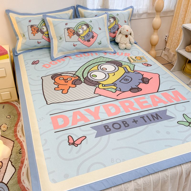 ミニオンズ 布団 折りたたみマット 敷きパッド 夏用 敷パッド 夏用 ひんやりマット 布団カバー 冷却マット クール シングル ひんやり