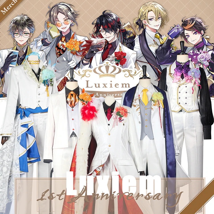 VTuber にじさんじ バーチャルライバー Luxiem一周年 IKE Akuma Mysta Rias shu yamino Luca kaneshiro コスプレ衣装 コスチューム