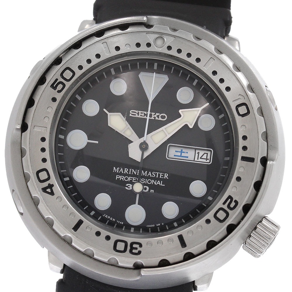 セイコー SEIKO SBBN017/7C46-0AC0 マリンマスター デイデイト クォーツ メンズ _961861【中古】