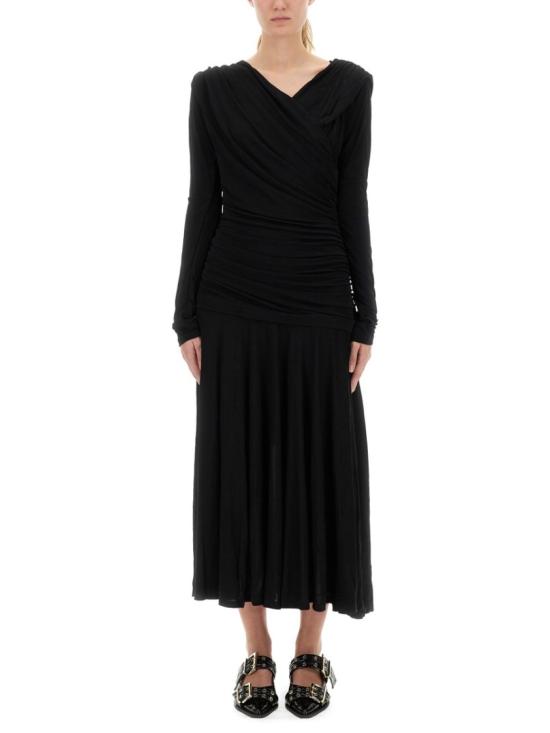 GANNI Women Dresses T4213 099 Black