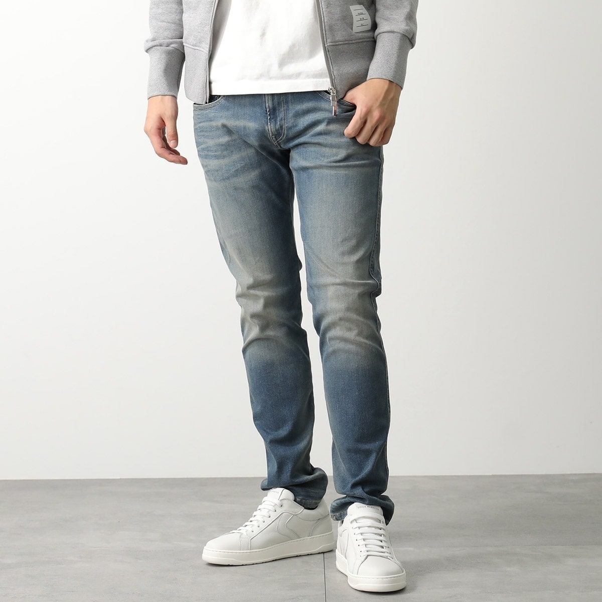 REPLAY リプレイ ジーンズ ANBASS アンバス M914E 661 523 メンズ デニムパンツ スリムフィット ストレッチ テーパード Gパン 00