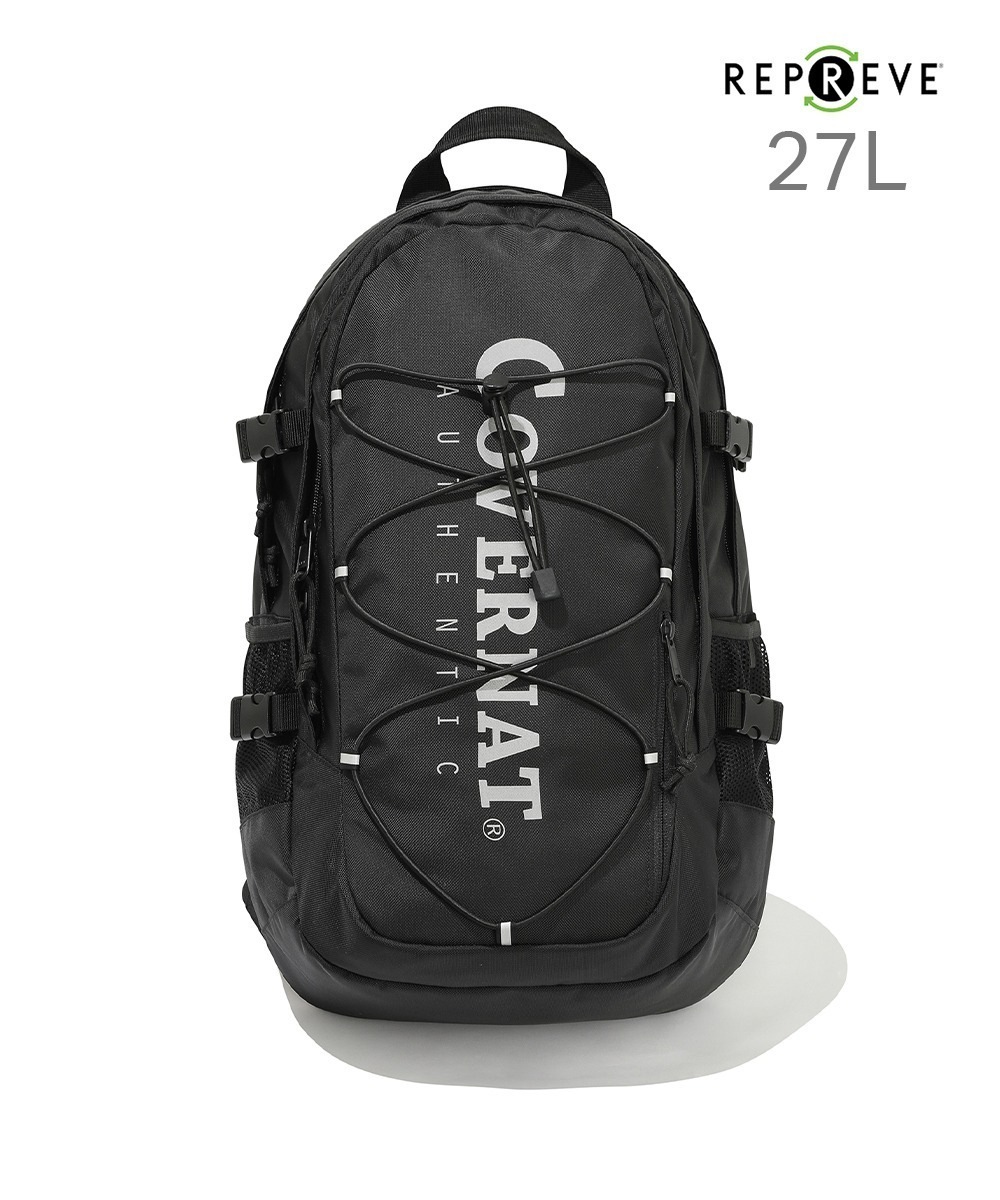 AUTHENTIC 27L バックル/ベルト ラージ リュックデイパック [ブラック]