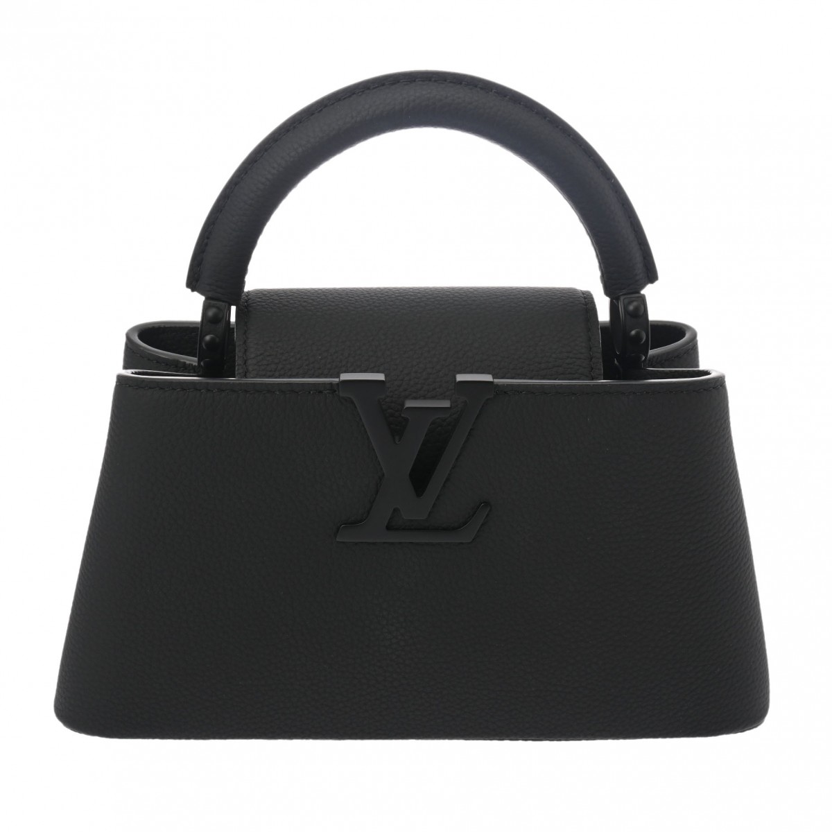 カプシーヌ EW MINI 2WAY ショルダー オールブラック M23955 レディース マットカーフレザー ハンドバッグ 新同 中古 銀蔵