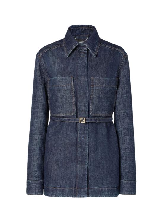 FENDI Women Suit Jackets FLF677 AW82F1UKI Blue