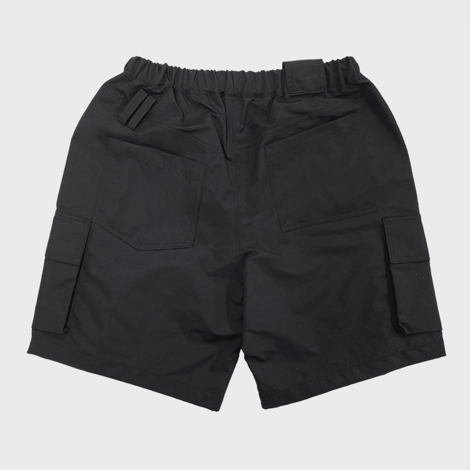 ポウルUTILITY NYLON SHORTS_BLACK 韓国ナイロン ショートパンツ