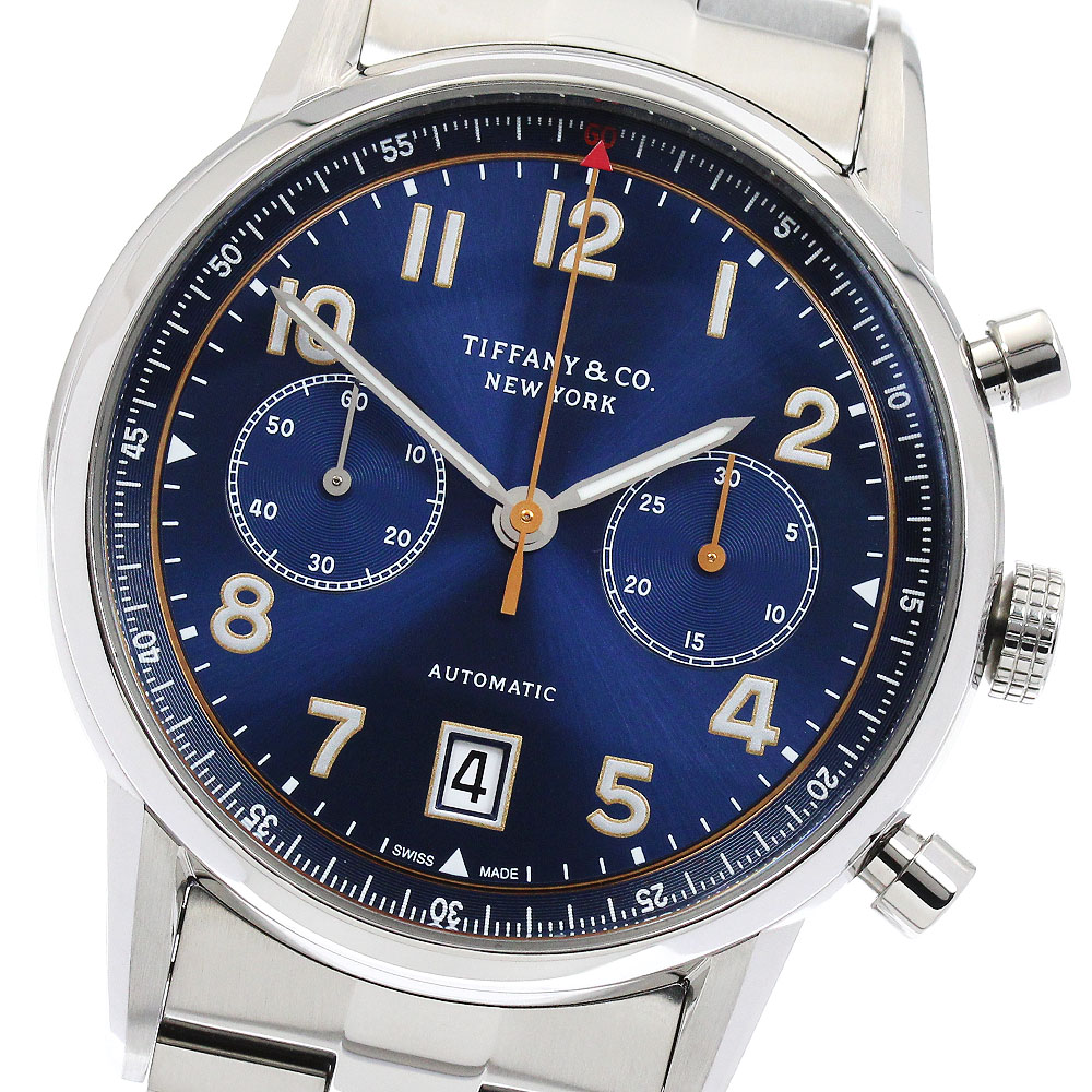 ティファニー TIFFANY&Co. 34677298 CT60 クロノグラフ 自動巻き メンズ 美品 _902998【中古】