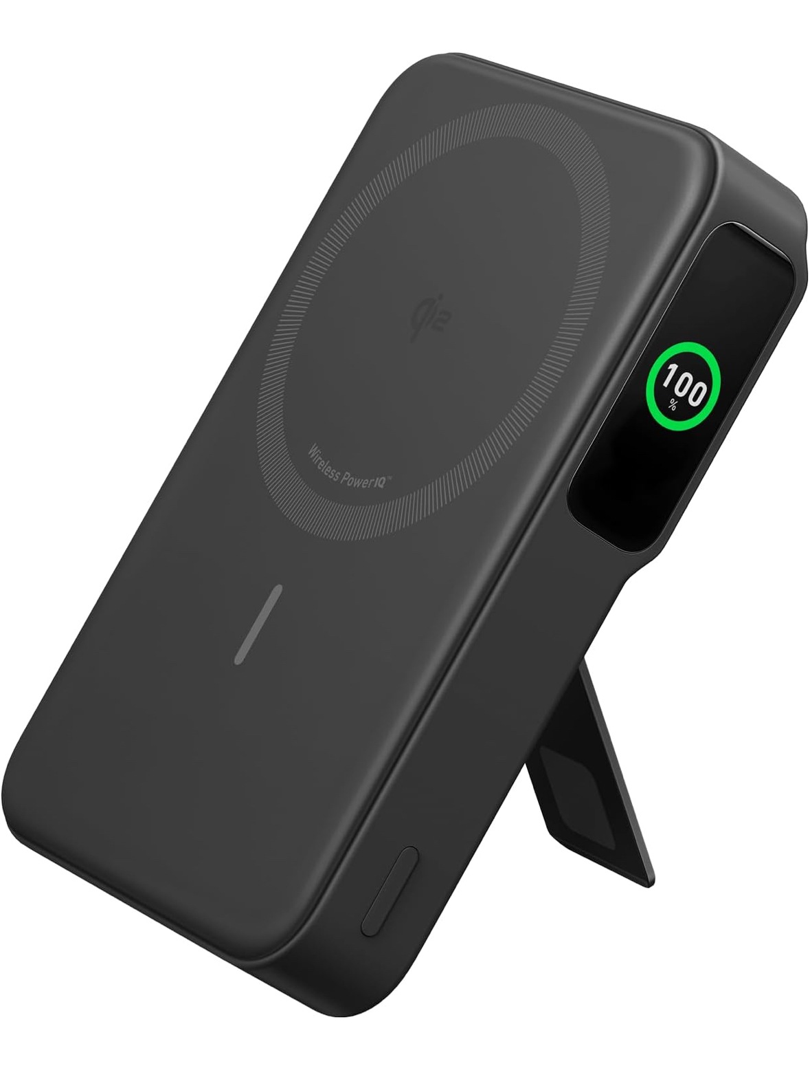 MagGo Power Bank 10000mAh Qi2認証 大容量 LEDディスプレイ搭載　ブラック　新品