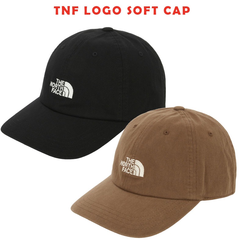 韓国正規品保証 関税負担なしNE3CR51A TNF LOGO SOFT CAPデイリー 基本 着装 男子 女子 人気 韓国 ファッション 男女共用 アウトドア