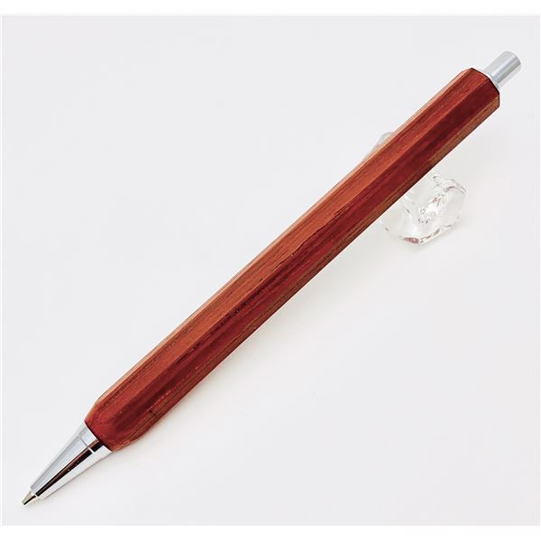 八角シャープペンシル/文房具 (パドック レッド) 木製 日本製 文具 オフィス用品 ステーショナリー